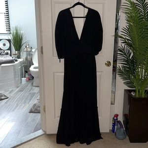 Long black dress